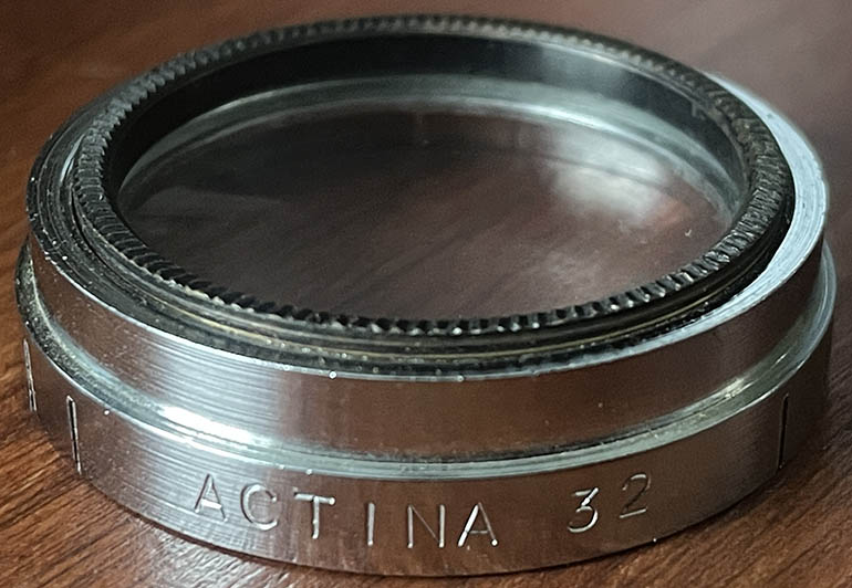 Actina 32mm push on UV  Filter