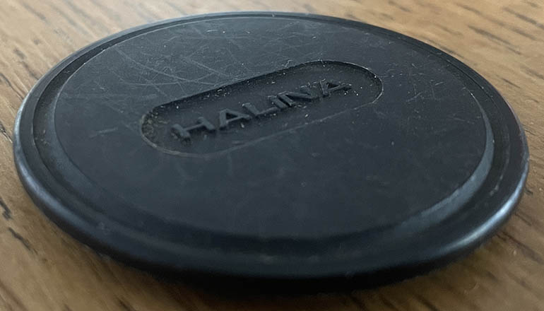 Halina plastic push on Front Lens Cap