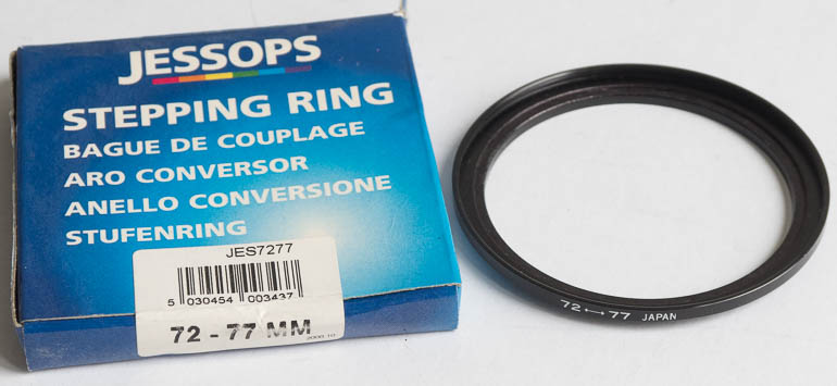 Jessops 72-77mm  Stepping ring