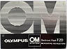 Olympus T20 Flash (Instruction manual) £4.00