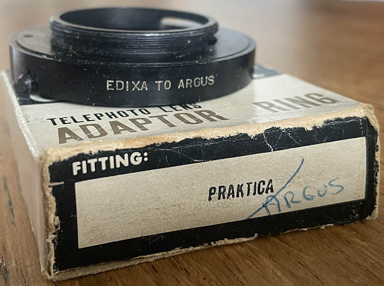 Unbranded Argus to Edixa M42 Lens adaptor