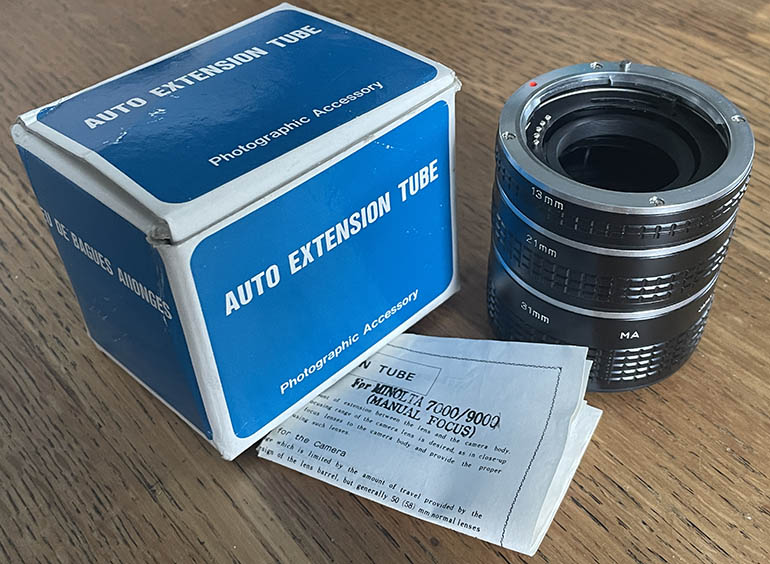 Unbranded Extension Tube Set Minolta AF Extension tube