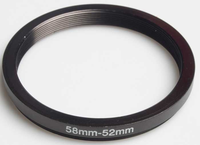 Unbranded 58-52mm Stepping ring