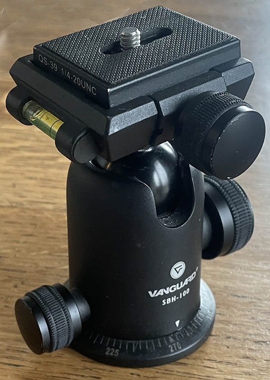 Vanguard SBH-100 Ball & Socket Head Tripod accessory