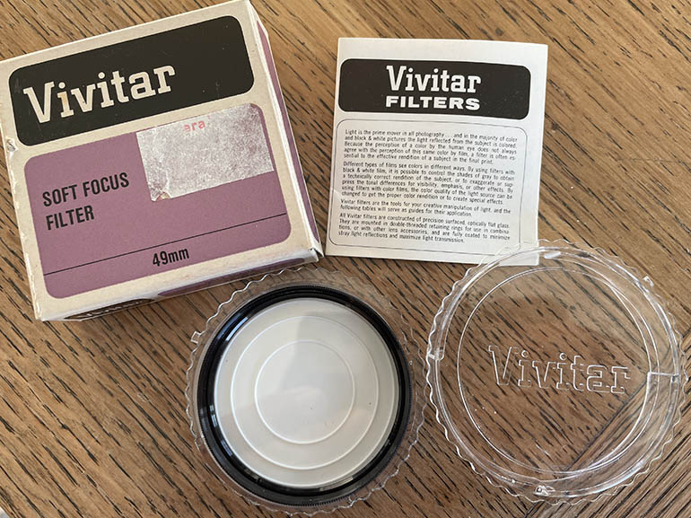 Vivitar 49mm soft-focus Filter