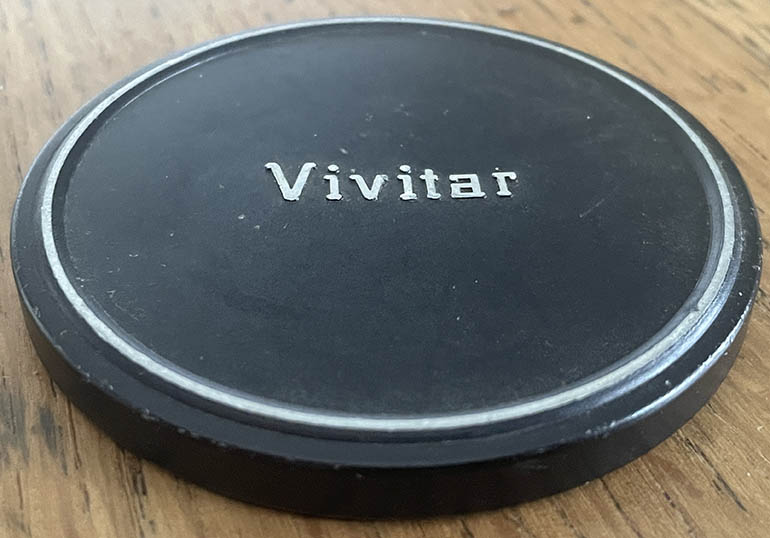 Vivitar 72mm metal push on Front Lens Cap